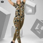 ست تیشرت ساپورت جلو گره ای چریکی